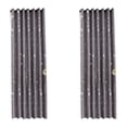 thumbnail image 2 of Moon Curtains Star Curtains Navy Star Blackout Curtains for Kid's Bedroom - Grommet Thermal Insulated Room Darkening Printed Curtains for Living Room DarkGrey 100*250cm, 2 of 9