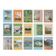 thumbnail image 4 of Tarjetas postales de la serie de arte, regalo en inglés, tarjeta de felicitación de deseos, tarjeta postal de bendición Vintage, sobre, tarjeta de mensaje Klimt,Munch,Seurat,Monet, 4 of 4