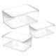 thumbnail image 5 of 3 contenedores organizadores para refrigerador, reutilizables, de plástico, apilables., 5 of 5