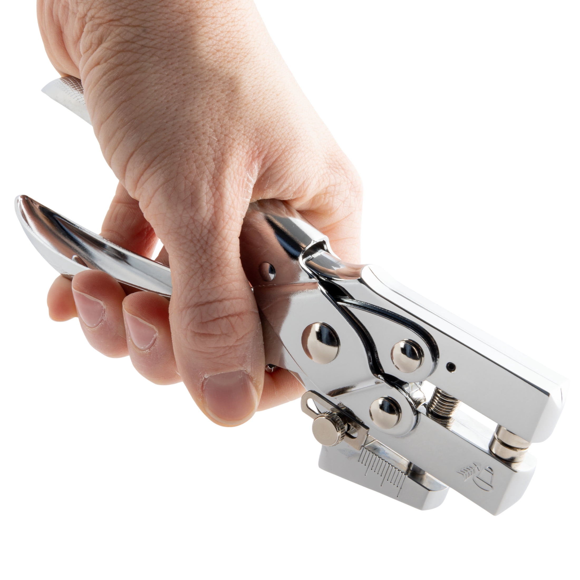 Kings County Tools Grommet Tool - Punches Then Rivets Paper, Cardboard, Plastic, and Leather