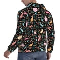 thumbnail image 6 of Fotbe Men's Hoodie with Cute Rabbit And Flower Pattern - Kangaroo Pocket Pullover Hooded Sweatshirt, Perfect for Daily Wear, Travel, and Home-X-Large, 6 of 7