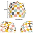 thumbnail image 4 of Logiee Colorful Checkered 1 Print Unisex Knit Beanie for Men Women Winter Hat,Beanies Skull Caps, 4 of 7