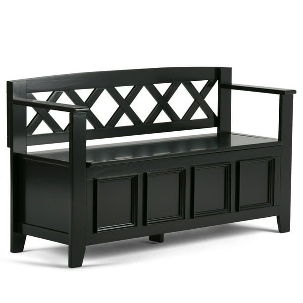 Simpli Home Amherst Entryway Storage Bench