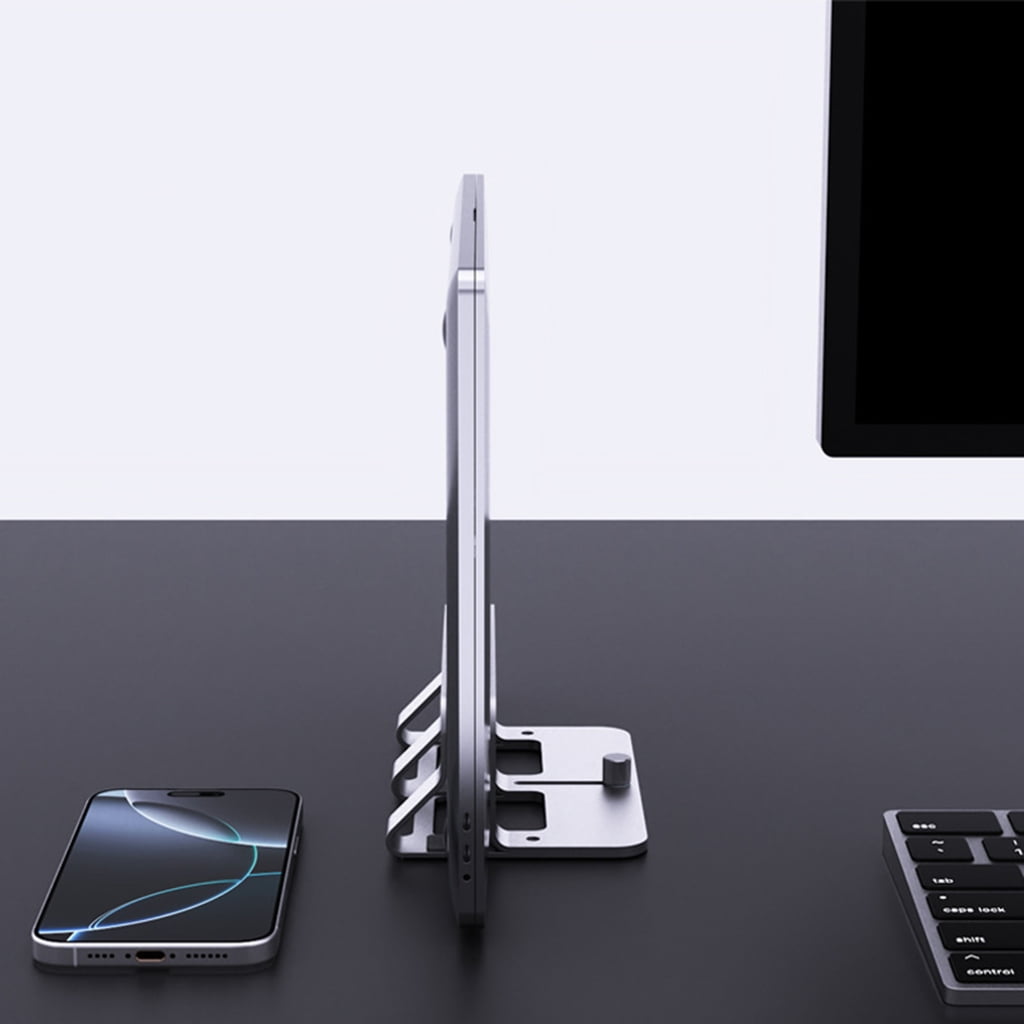 Vertical Laptop Stand Holder Adjustable Desktop Notebook Dock Space Saving Laptop Vertical Saving Dock Replacement
