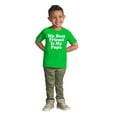 thumbnail image 3 of Cute My Best Friend Is My Papa Toddler Boy Girl T Shirt Infant Toddler Brisco Brands 12M, 3 of 6