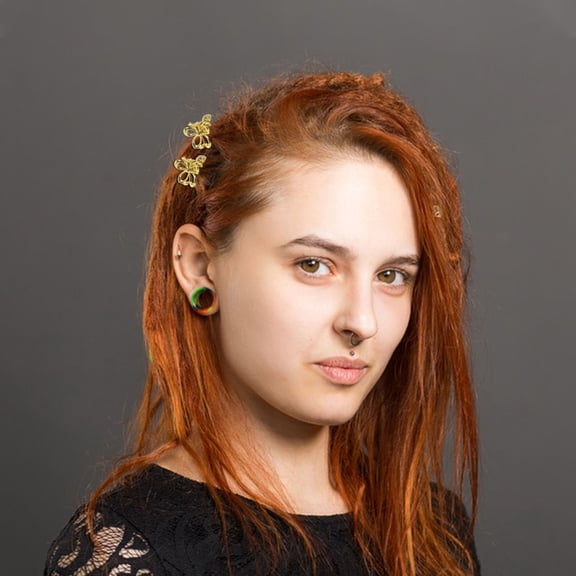 OFFIGAM 20PCS Small Gold Hair Clips Functional Shape Hair Styling for Women Formal Occasions