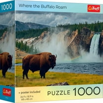Trefl Red Where the Buffalo Roam 1000 Piece Puzzle