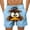 hgg221-Light Blue, variant on Men Swim Trunks 2026 Funny 3D Cartoon Expression Face Print Mens Beach Shorts Casual Boarding Short with Pockets