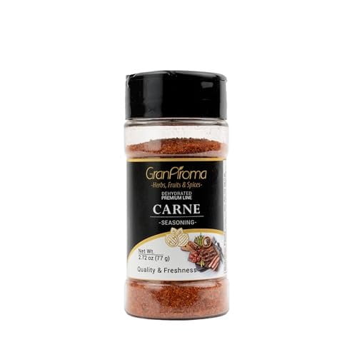 GranAroma Carne Seasoning, Authentic Spice Blend, Delicious Taste, Dry Rubs & Meat Dishes 2.72 Ounce