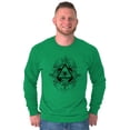 thumbnail image 5 of Triangle Eye Wheel Symbolic Spirit Long Sleeve TShirt Men Women Brisco Brands L, 5 of 6