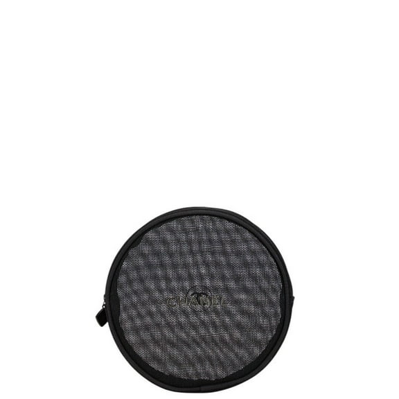 Pre-Owned Chanel Coco Mark Pouch Multi-Case Small Item Case Black Nylon Women's CHANEL