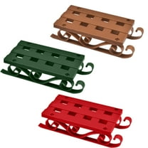 Christmas Sleigh Candy Bowl Miniature Sleigh Candy Basket Carnival Table Showing Decoration Plastic Sleigh Dish Holiday Decor