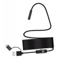 thumbnail image 1 of TISHITA 3 In 1 Slim Waterproof Snake Inspection Camera Micro USB, USB OTG Android, 10m, 1 of 8