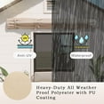 thumbnail image 3 of AECOJOY Protective Awning Cover, All-Weather Retractable Cover Storage Bag for 13' Wide Awnings for Patio, Waterproof Polyester Fabric in Beige, 3 of 7