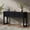 Black, variant on Harper & Bright Designs Rectangular Console Table with 3 Storage Drawers, Modern Wood Hallway Table with Fluted Legs for Living Room, Entryway, Black