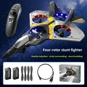 APIZCUK Fun and cool drone control toy, AI stunt function aircraft gravity sensor fighter, durable fall resistance,Quadcopter rechargeable long endurance，