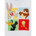 thumbnail image 3 of Looney Tunes Toddler Boys Long Sleeve Tops and Pants, 4-Piece Pajama Set, Sizes 2T-4T, 3 of 4