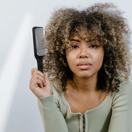 HOOWIFFY 2Pcs Antistatic Plastic Comb Assorted Color for Hair Styling with Skin Friendly Material