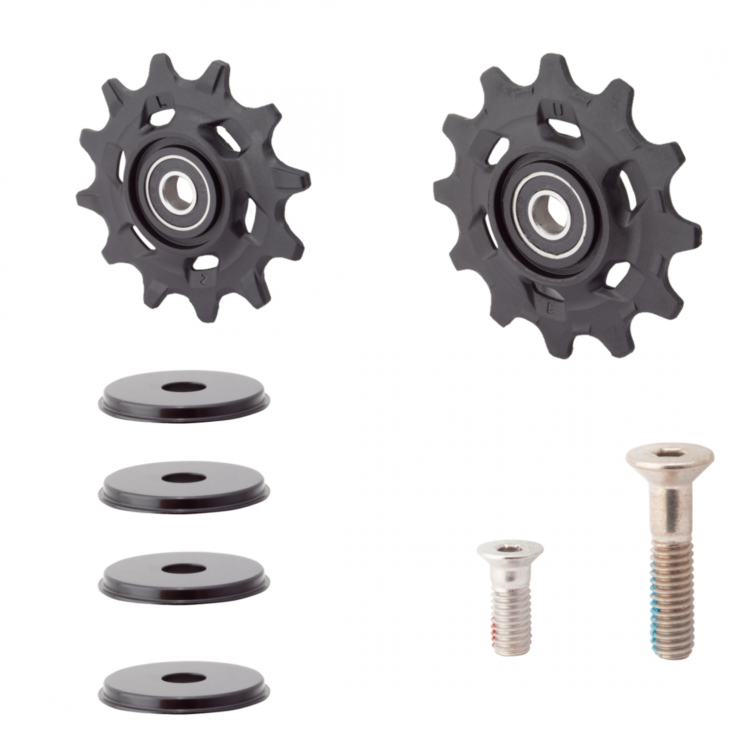 Lot De 2 Poulies De Dérailleur Arrière 11T/12T/13T/14T Pour VTT Et Vélo De Route - Léger Et Durable