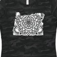 thumbnail image 4 of Inktastic Oregon Silhouette Mandala Women's T-Shirt, 4 of 5