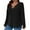 Black, variant on hotojiny Women Plus Size Sweaters Long Sleeve V Neck Loose Sweaters Fall Winter Ribbed Knit Casual Pullover Tops