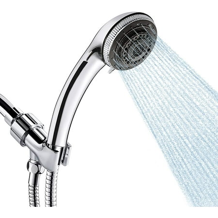 ALmi Shower Head, 7 Functions Shower Head with Hose, Shower Head Water