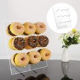 thumbnail image 1 of 9 Pillars Acrylic Donut Holder Stand Display Rack - Wedding Birthday Party Decor, 1 of 8
