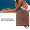 thumbnail image 4 of Self Tanning Mitt for Self Tan, Self Tanner Mitt for Application of Self Tanner, Flocking Self Tanner Mitten Lotion Applicator Small Sunless Tanner Mitt, Washable And Reusable (Brown), 4 of 6