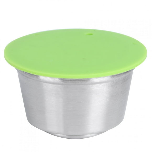 Taza de cápsula de café recargable reutilizable de acero inoxidable apta para cafetera Dolce Gusto compatible con el juego de cápsulas de café Nestle Dolce Gusto(4#) AMONSEE No