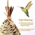 thumbnail image 6 of Humming Bird Houses for Outside Hanging,Natural Grass Hut,Hand Woven Hummingbird Nest for Garden Window Outdoor Home Decoration,1 Pack (Water Droplets), 6 of 8