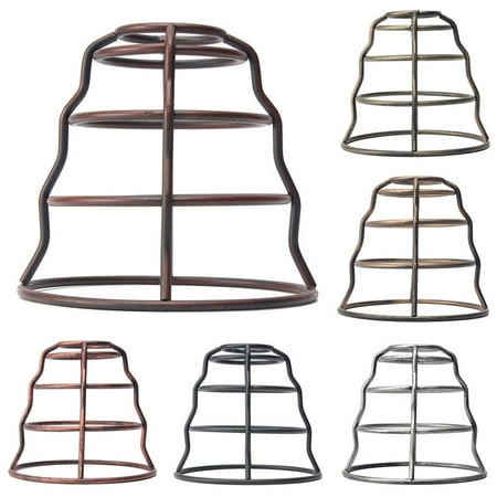 Ceiling Lighting Bar Industrial Vintage Edison Lampshade Ceiling Pendant Trouble Light Bulb Wire Cage Wedding Guard Cafe Bars ()