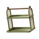 thumbnail image 2 of Soporte para taza de café Organizador de cosméticos para baño Organización para ahorrar espacio Multiusos Verde de 2 capas, 2 of 9