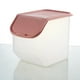 thumbnail image 4 of Yuarrent Caja de alimentos secos, accesorio de cocina, soporte de organización, sellado de plástico seguro, contenedor de almacenamiento de frijoles de Organizadores de utensilios de cocina rosa Yuarrent JJ22283-04, 4 of 6
