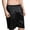 Black, variant on Mens Satin-Silky Pajama Shorts Soft Lighweight Lounge Boxers Casual Sleepwear Shorts,Black,XX-Large