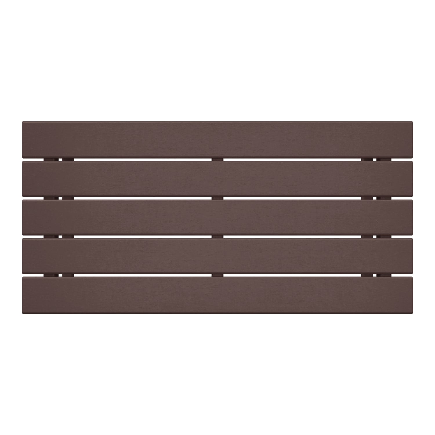 WestinTrends Malibu Patio Outdoor Coffee Table – 35" All-Weather Poly Lumber Adirondack Porch Table, Dark Brown