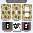 thumbnail image 5 of Switch Panel Switch Decoration 2.76x4.53x0.28 Inches Unused Outlet Cover Switch Plate Wall Plates Living Room Kitchen Bedroom Study Switches Yellow Sunflower, 5 of 8