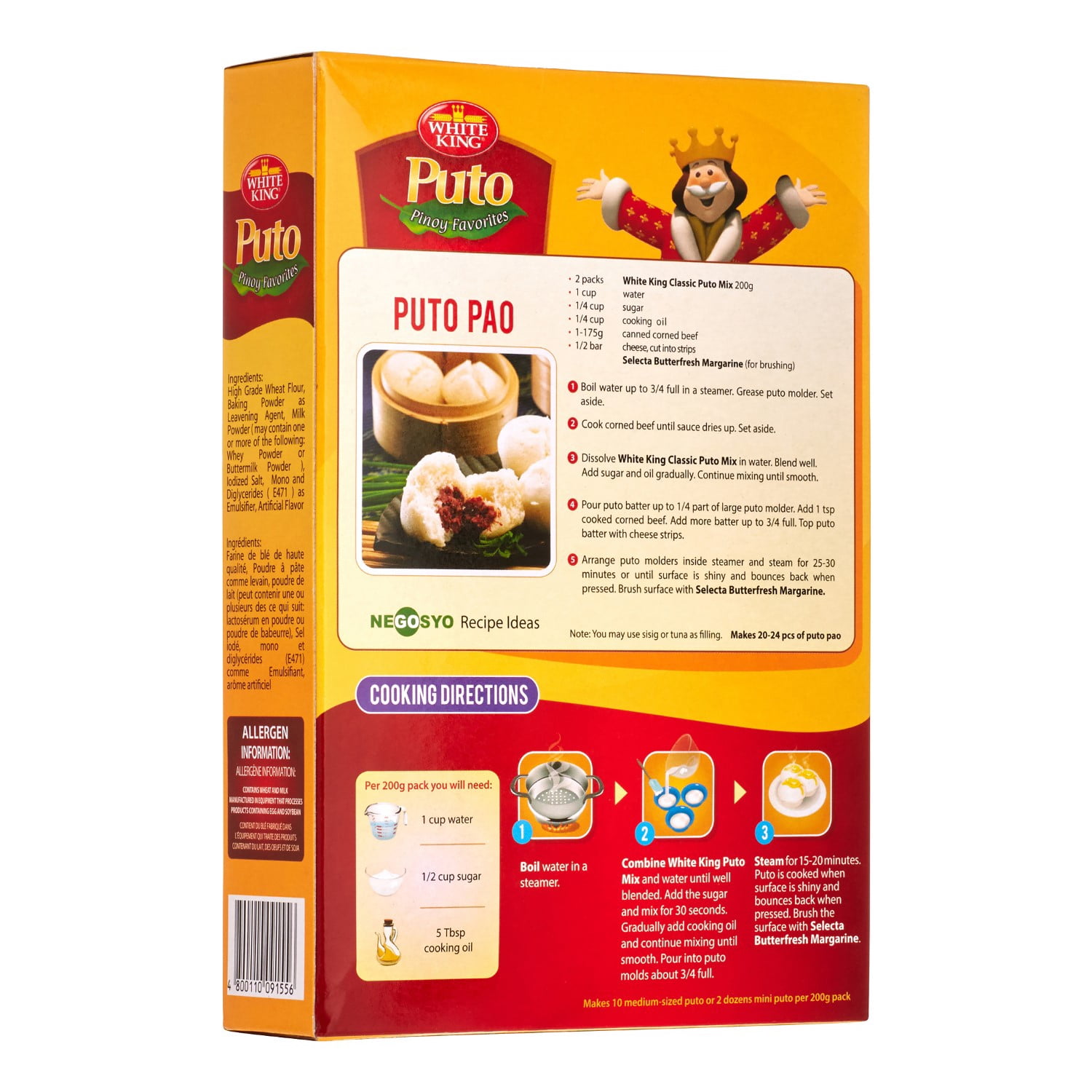 White King Puto Mix, 400 Gram