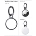 thumbnail image 2 of Llavero Stouchi Air-Tag Holder, paquete de 4 unidades, acero inoxidable delgado, 2 of 7