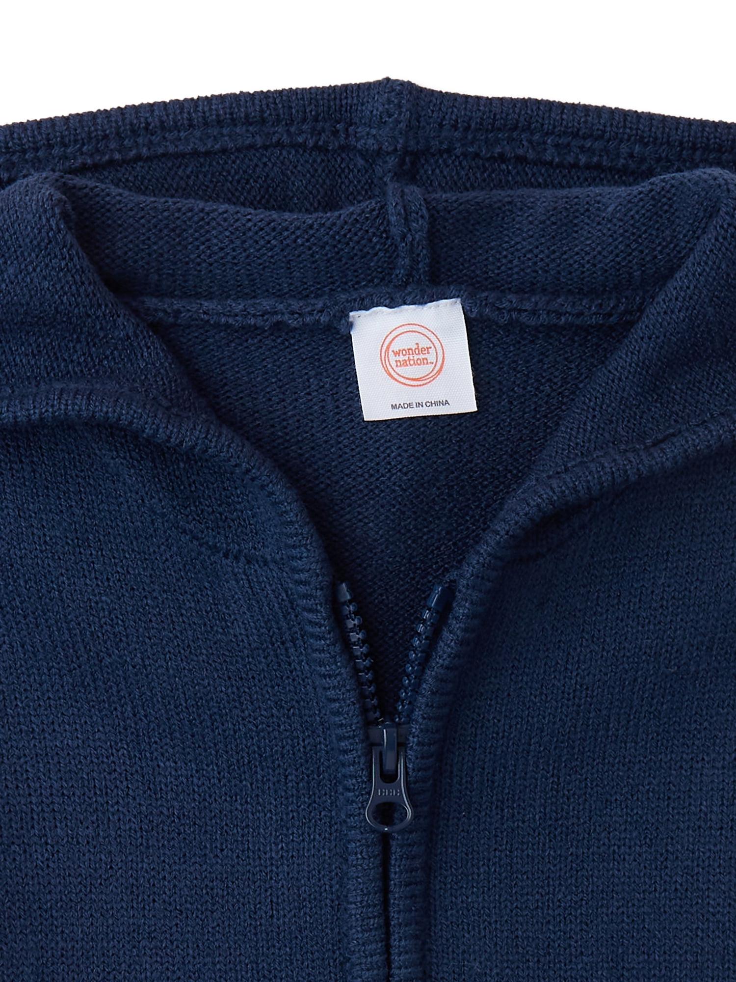 Wonder Nation Girls School Uniform Hooded Sweater, Sizes 4-18