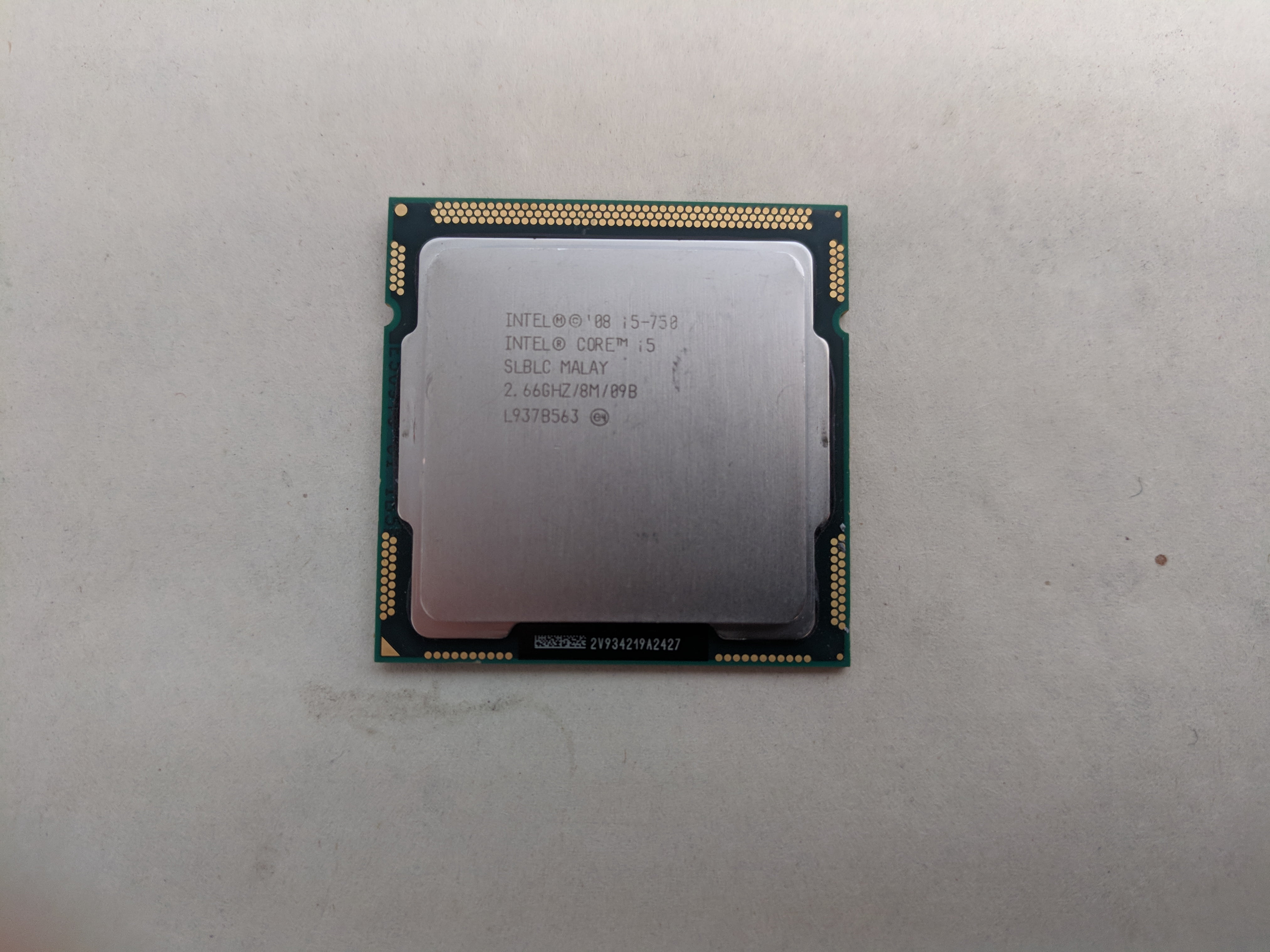 Intel Core i5 750.