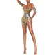 thumbnail image 3 of Vestido de verano para mujer, con lentejuelas y hombros descubiertos, sexy, de malla, con perspectiva, vestido de noche largo, 3 of 5