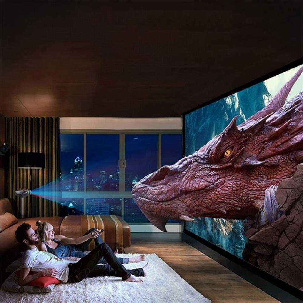 Bullpiano Portable Projector Screen, Video Projection Screens, Outdoor Movie Screen Outdoor
