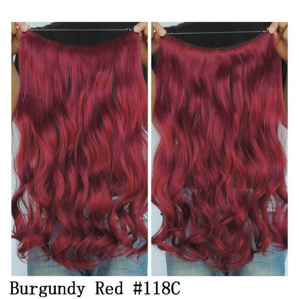 Avocado Secret Halo Hair Extensions Pieces Flip in Curly Wavy Hair Extension Synthetic Women Hairpieces (20 Inch (Pack of 1), # 118C) Avocado Secret Halo Hair Extensions Pieces Flip in Curly Wavy Hair Extension Synthetic Women Hairpieces (20 Inch (Pack of 1), # 118C)