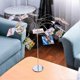 thumbnail image 3 of Photo Clip Tree for Home Decor, 16 Metal Clips Desktop Photo Stand with Willow Design, Silver Display Organizer, 3 of 4