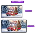 thumbnail image 5 of Santa is Coming Corgi Merry Christmas Xmas Noel Truck Tree Desk Mat Full Keyboard Mouse Pad Welsh Corgi Dog Lover Gifts Idea Large Mousepad - 02023, 5 of 5