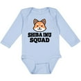 thumbnail image 3 of Inktastic Dog Shiba Inu Squad Boys or Girls Long Sleeve Baby Bodysuit, 3 of 5