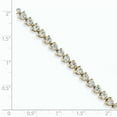 thumbnail image 3 of Finest Gold 14K Yellow Gold Diamond Bracelet, 3 of 4