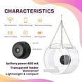 thumbnail image 2 of Bird Feeder with Camera Smart Backyard House Camera with Live View Instant Arrival Alerts Auto Capture Video Outside Wild Watching cam Gift for Bird Lovers, 2 of 8