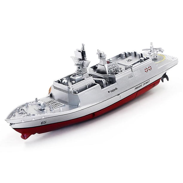 Innovador Mini barco de Control remoto, barco de escolta Volvo, lancha rápida para acrobacias de agua, carga eléctrica, modelo de juguete impermeable