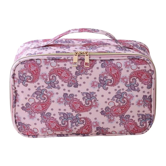 Elodie Empty American Mahjong Tile Bag Carrying Portable Party Pouch Gift Organizer Pink